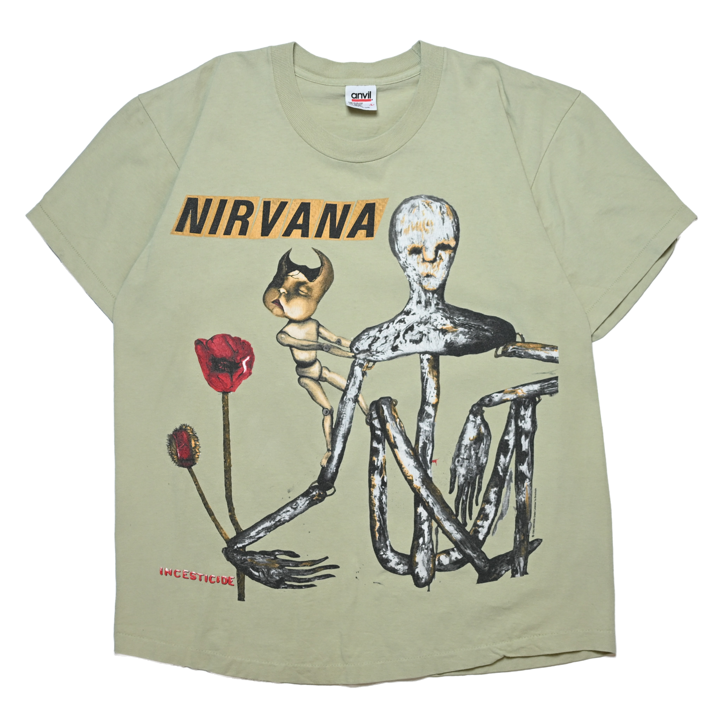Nirvana Incesticide SAGE GREEN anvilLARGE (g_011)