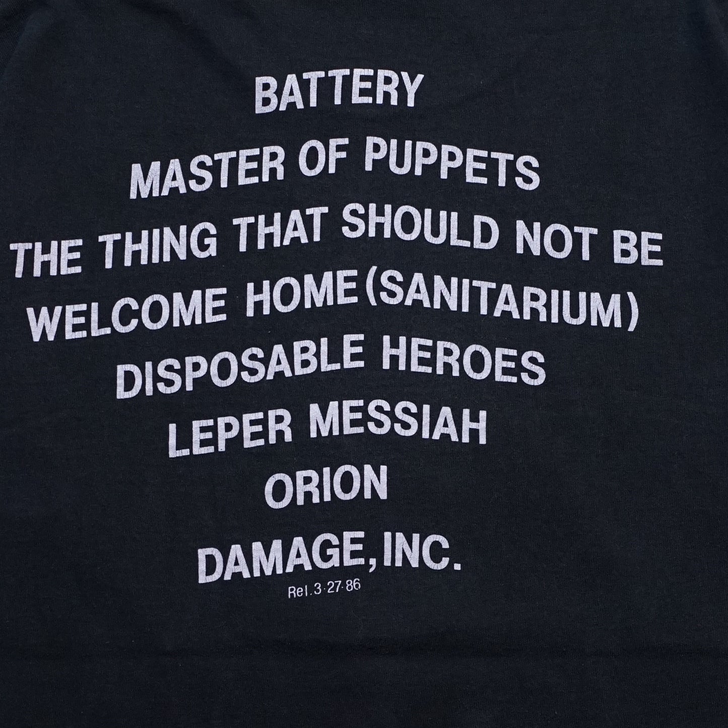 METALLICA 1994 MASTER OF PUPPETS ORIGINAL(METALLICA TAG)L LARGE (g_1202)