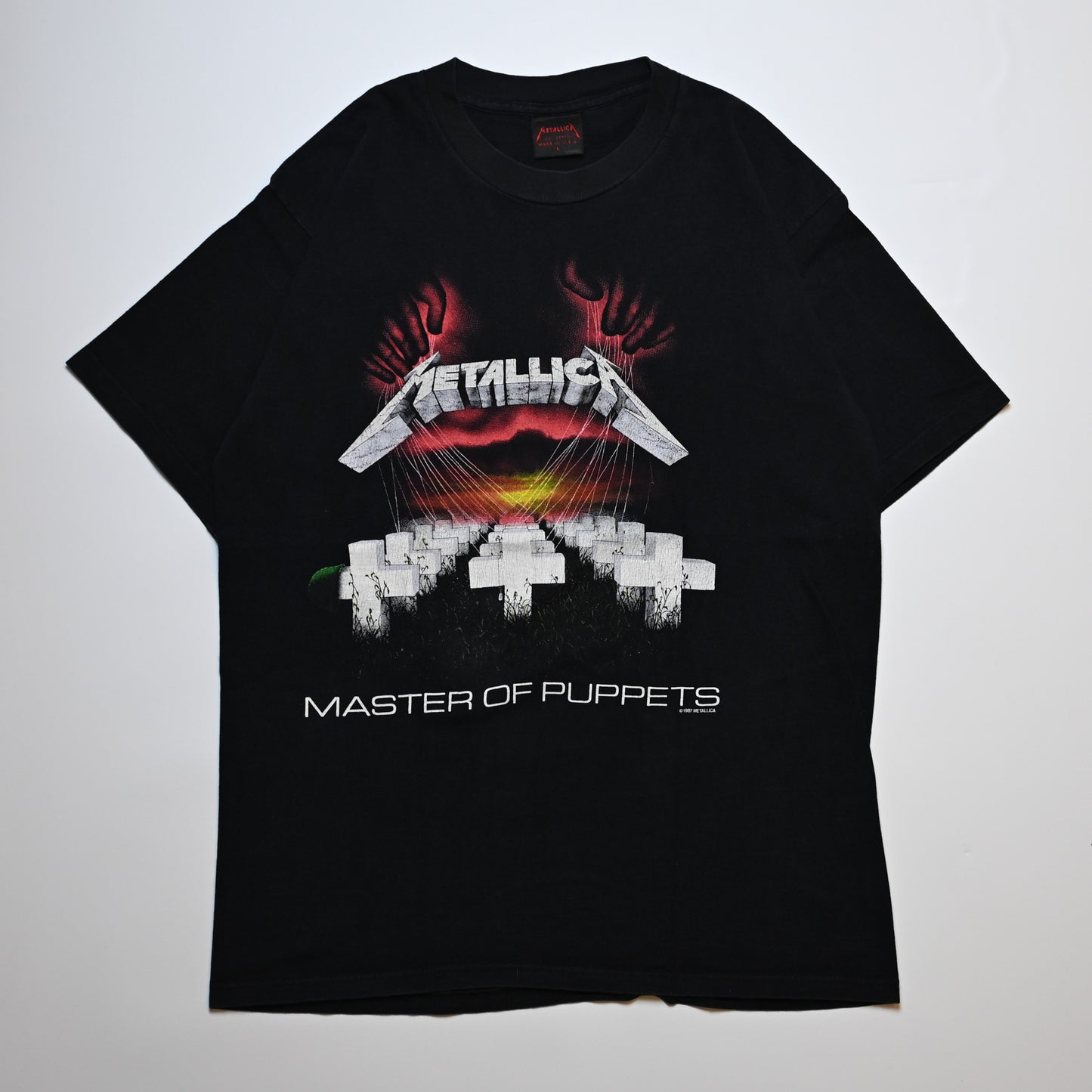 METALLICA 1994 MASTER OF PUPPETS ORIGINAL(METALLICA TAG)L LARGE (g_1202)