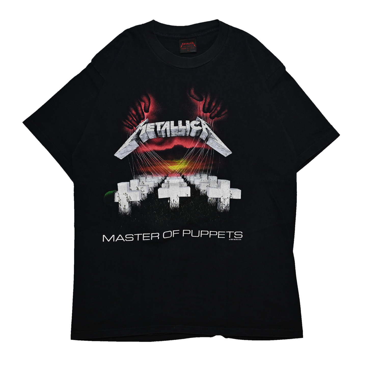 METALLICA 1994 MASTER OF PUPPETS ORIGINAL(METALLICA TAG)L LARGE (g_1202)