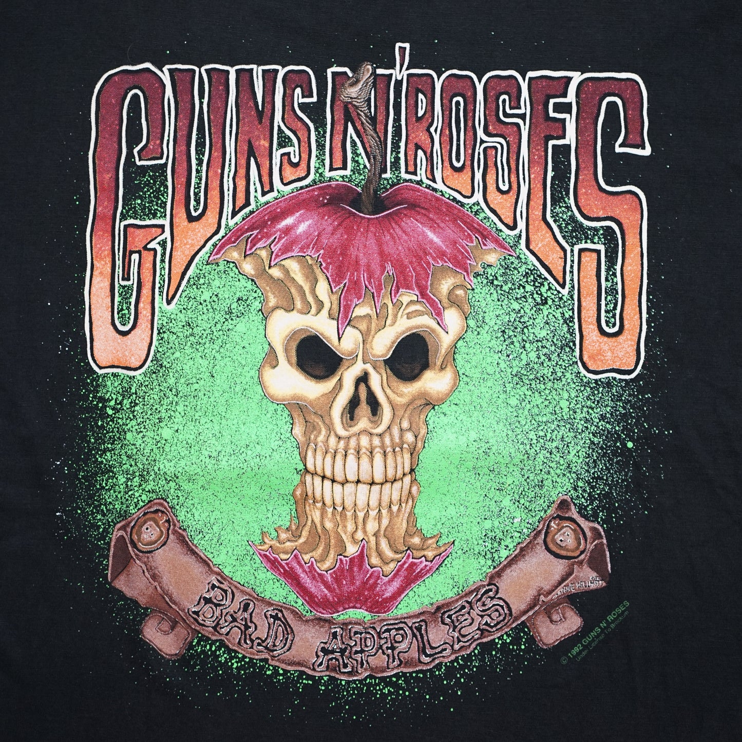 GUNS N' ROSES BAD APPLES USE YOUR ILLUSION TOUR 1991-1993 EURO XL相当 (k_014)