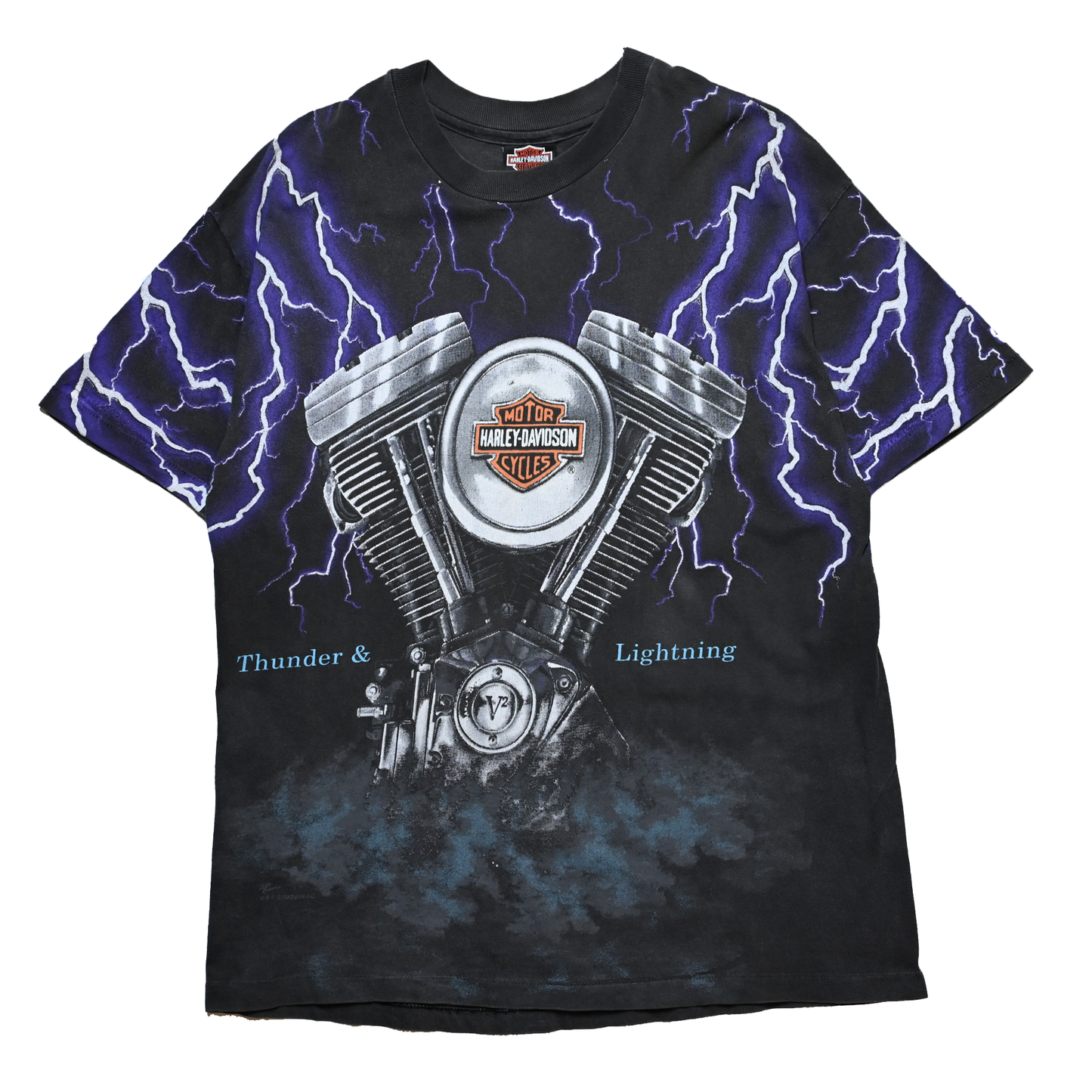 HARLEY DAVIDSON Thunder & Lightning ORIGINAL LARGE (k_041)
