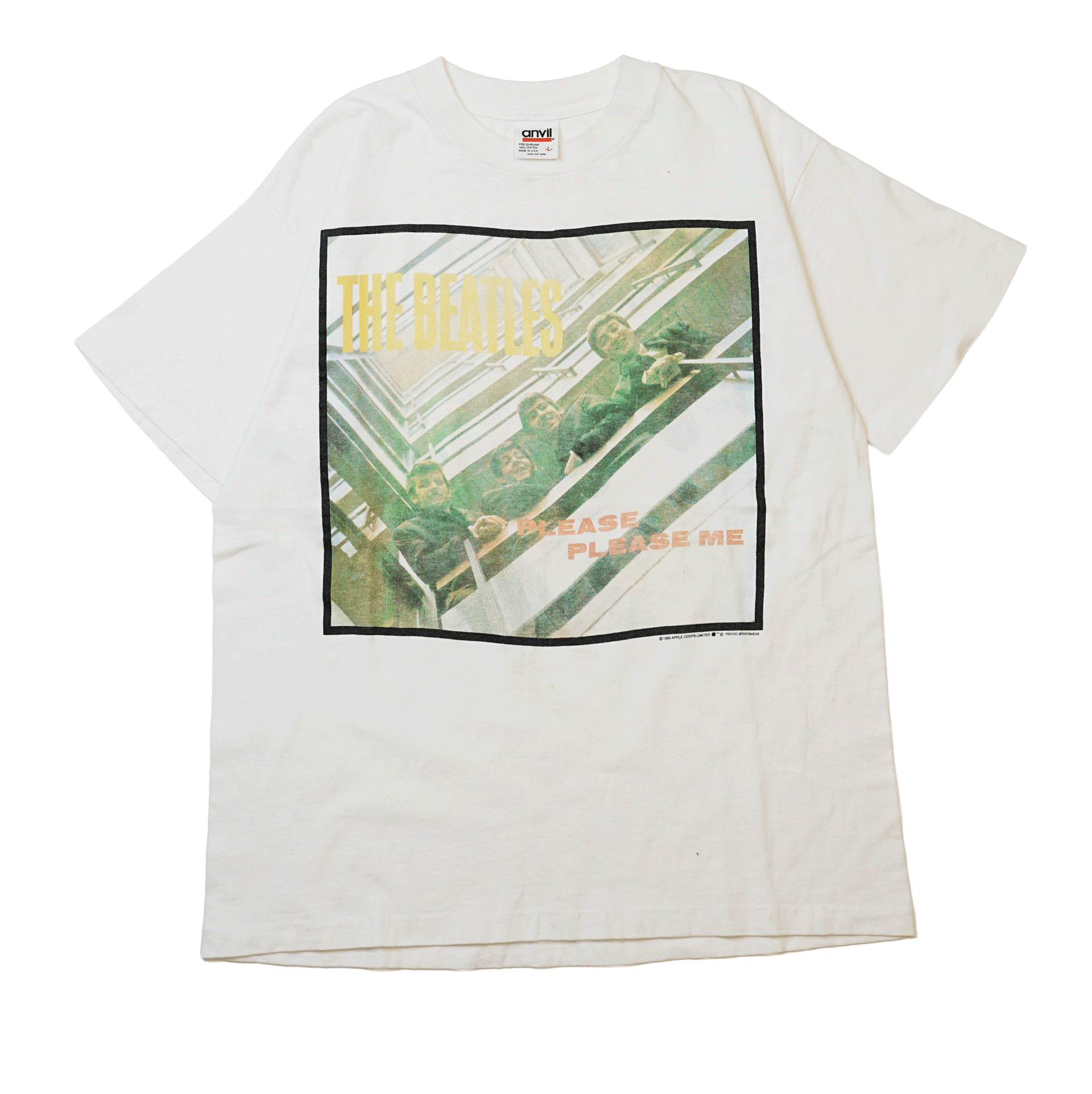 THE BEATLES PLEASE PLEASE ME WHITE LARGE (oc_60117) – VINTAGE BROS