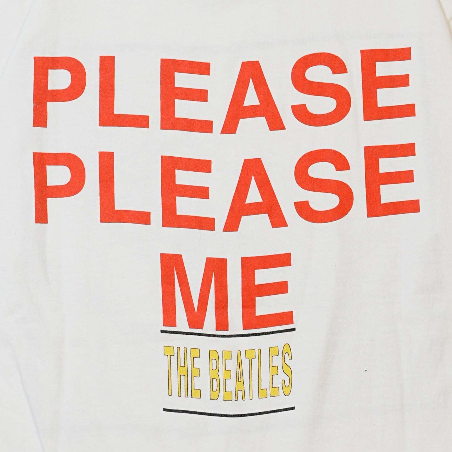 THE BEATLES PLEASE PLEASE ME WHITE LARGE (oc_60117)