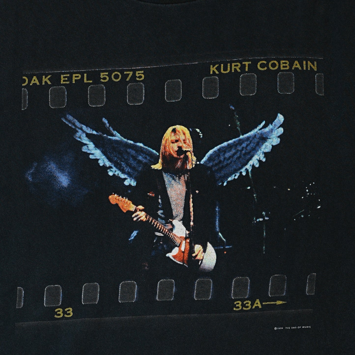 NIRVANA KURT COBAIN 1999 THE END OF MUSIC MEMORIAL FILM PRINT ALLSPORT LARGE  (o_60117)