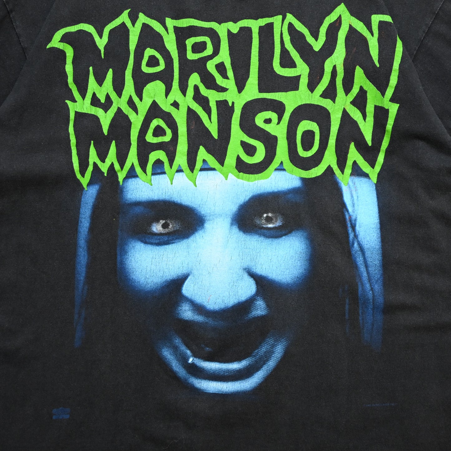 MARILYN MANSON GET YOUR GUNN THIS IS YOUR WORLD MANSON-TAG XL (k_1025)