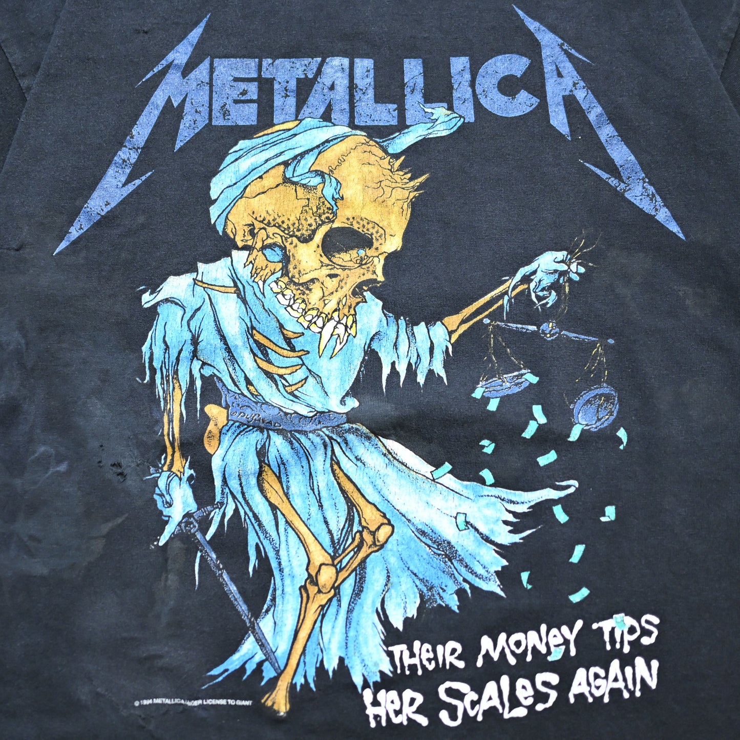 METALLICA PUSHEAD DORIS 1994 GIANT LARGE  damage(k_1120)