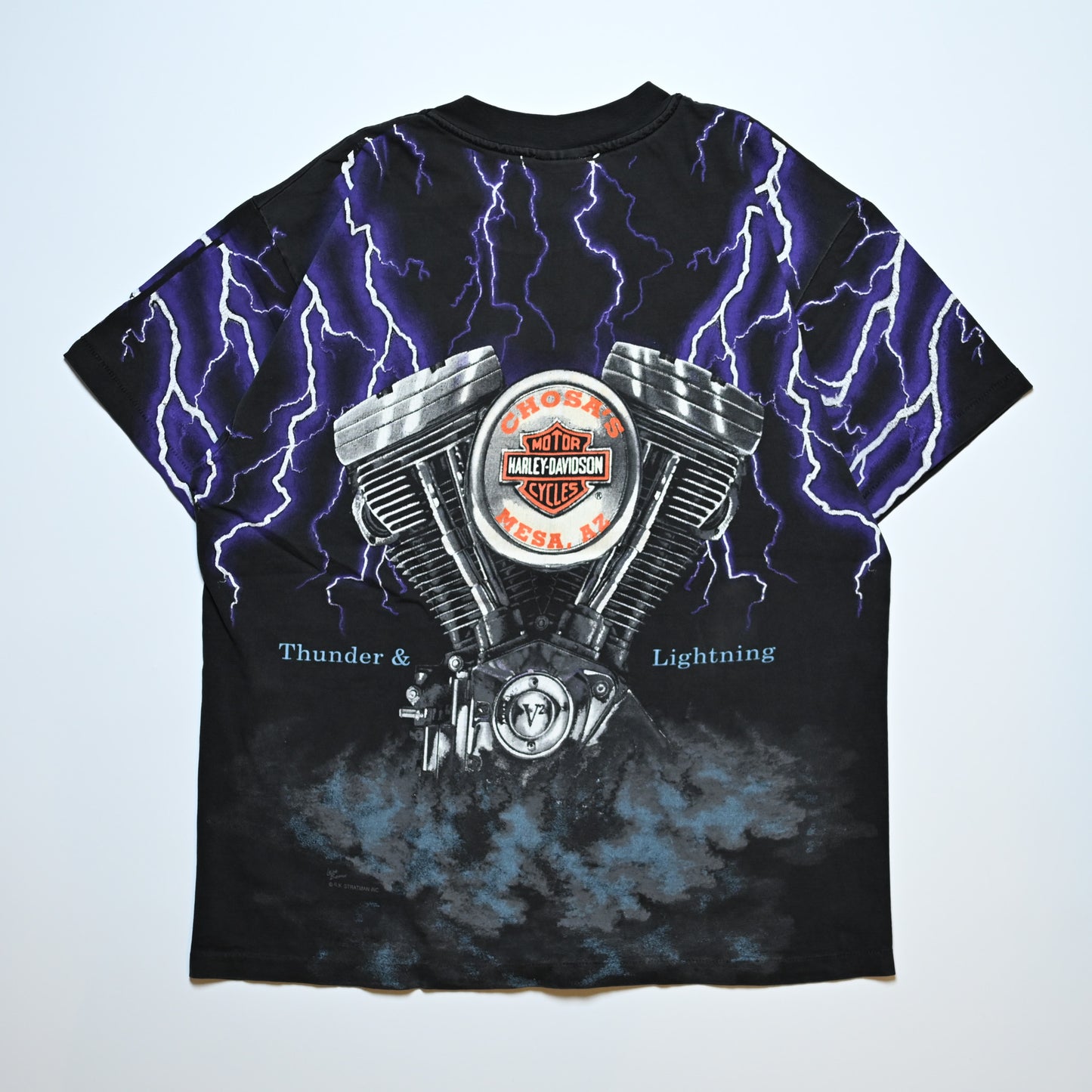 HARLEY DAVIDSON Thunder & Lightning OVP ORIGINAL LARGE (k_1125)