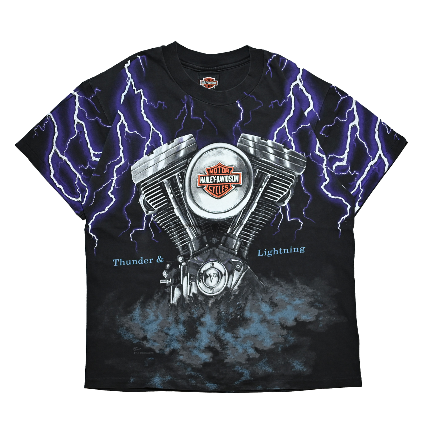 HARLEY DAVIDSON Thunder & Lightning OVP ORIGINAL LARGE (k_1125)