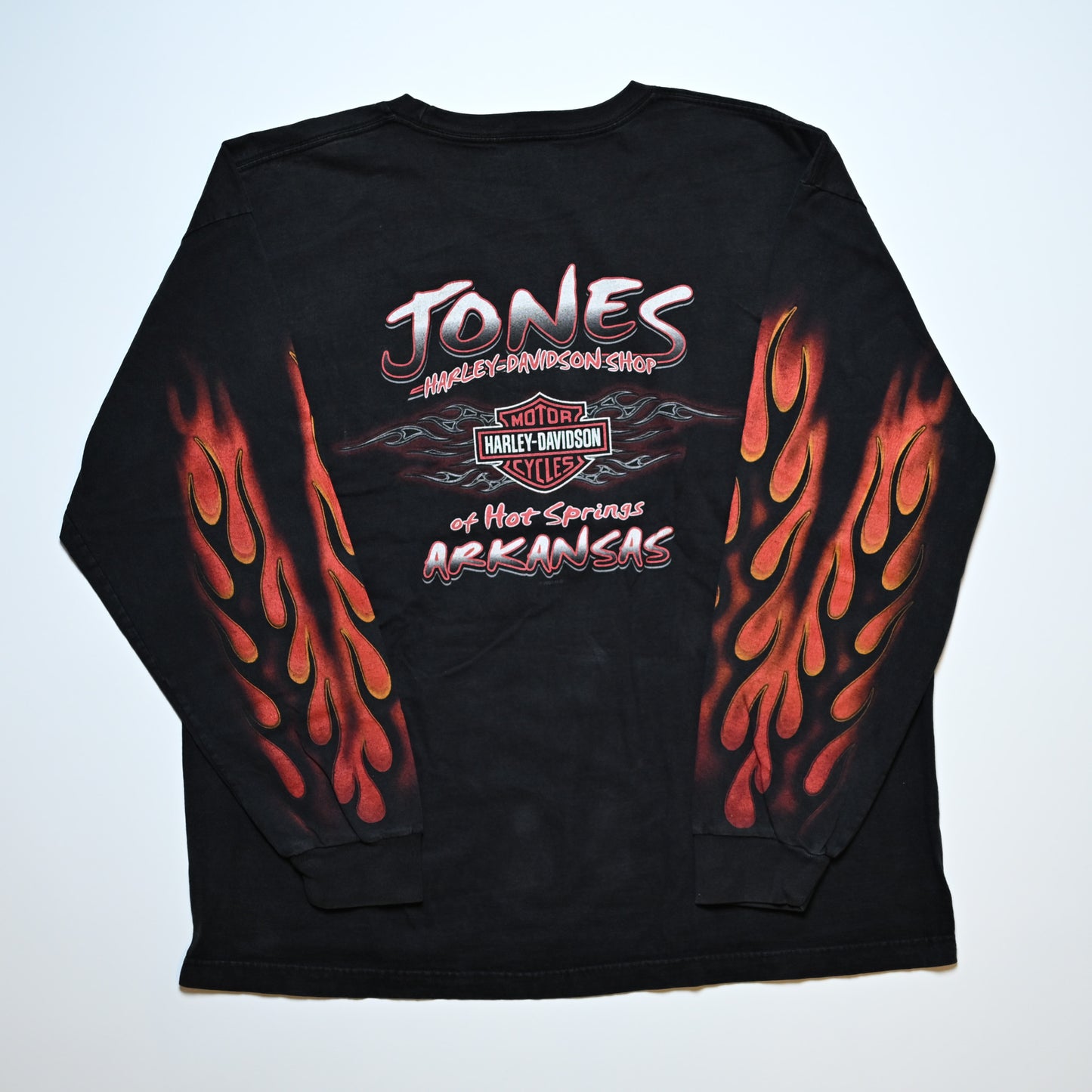 HARLEY DAVIDSON FIRE PATTERN LS ORIGINAL XXL (k_1136)