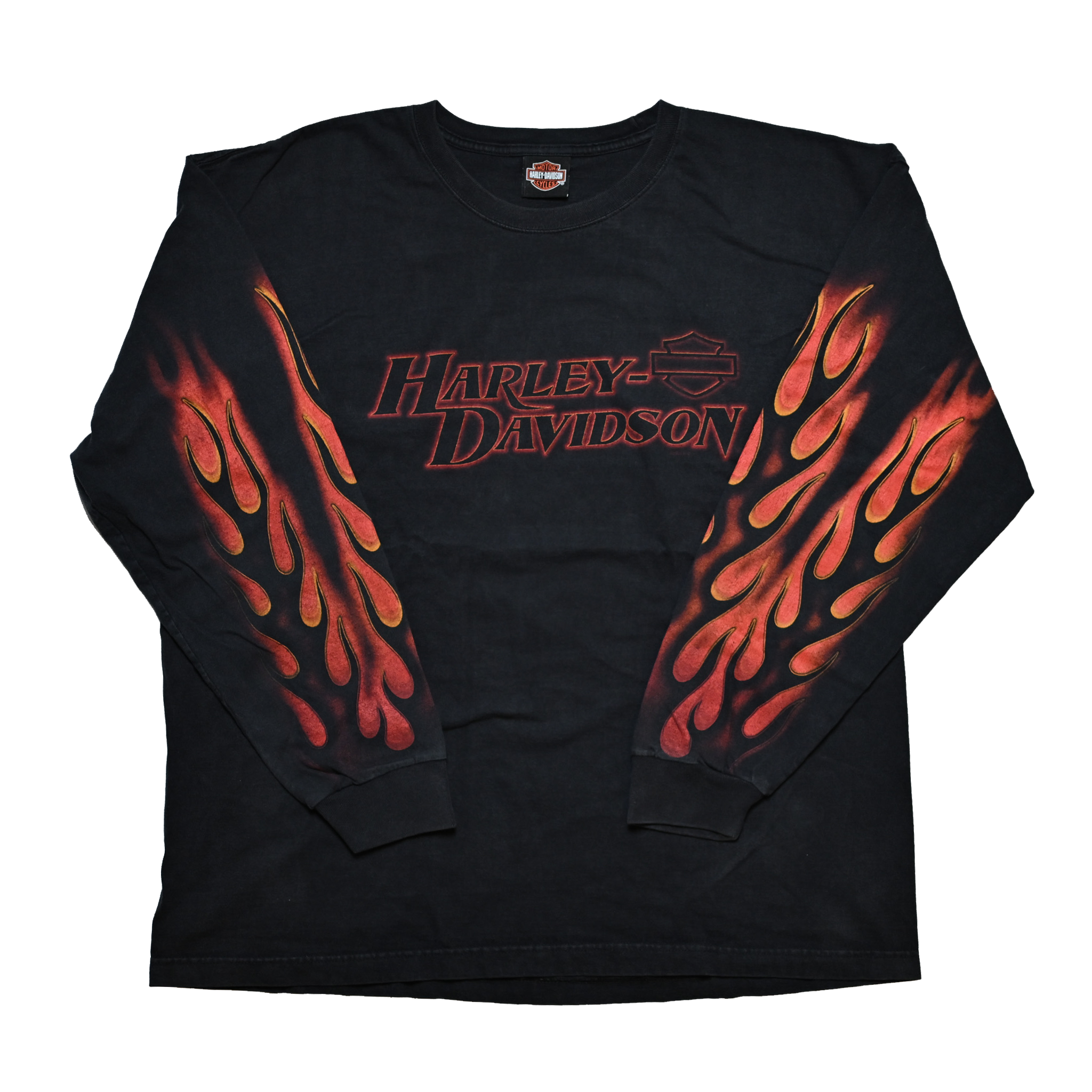 HARLEY-DAVIDSON フリンジ 刺繍 バッジ シングルライダース L HARLEY HARLEY-DAVIDSON フリンジ 刺繍 バッジ シングルライダース L HARLEY