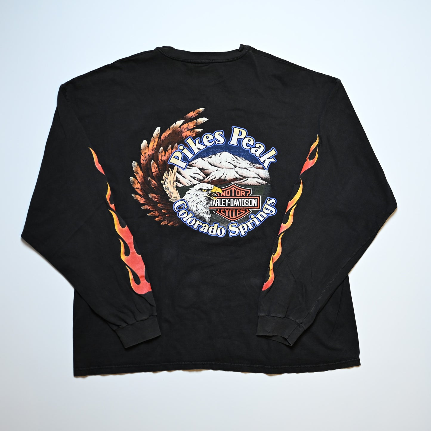 HARLEY DAVIDSON  FLAME EAGLE FIRE PATTERN LS XXL (k_1137)