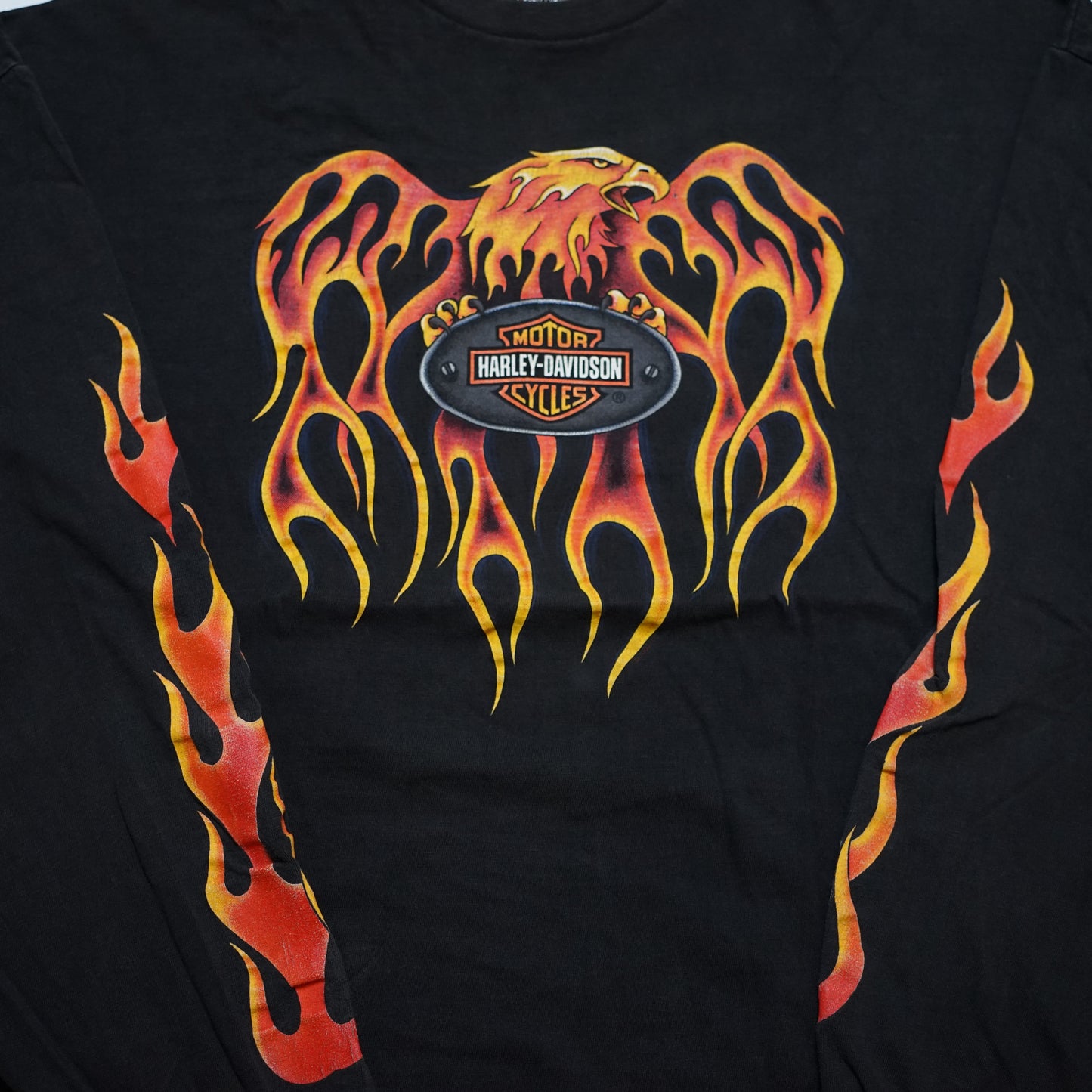 HARLEY DAVIDSON  FLAME EAGLE FIRE PATTERN LS XXL (k_1137)
