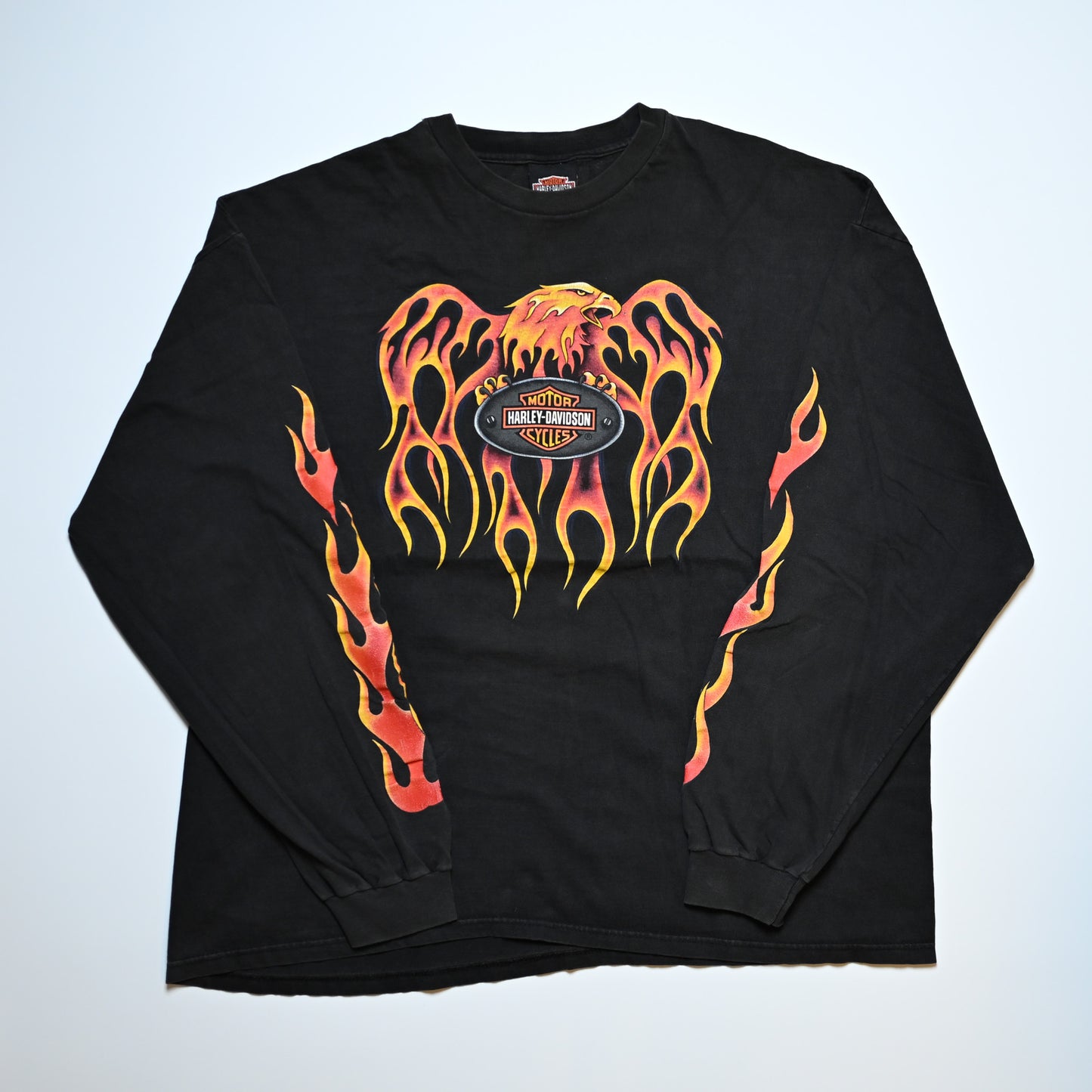 HARLEY DAVIDSON  FLAME EAGLE FIRE PATTERN LS XXL (k_1137)