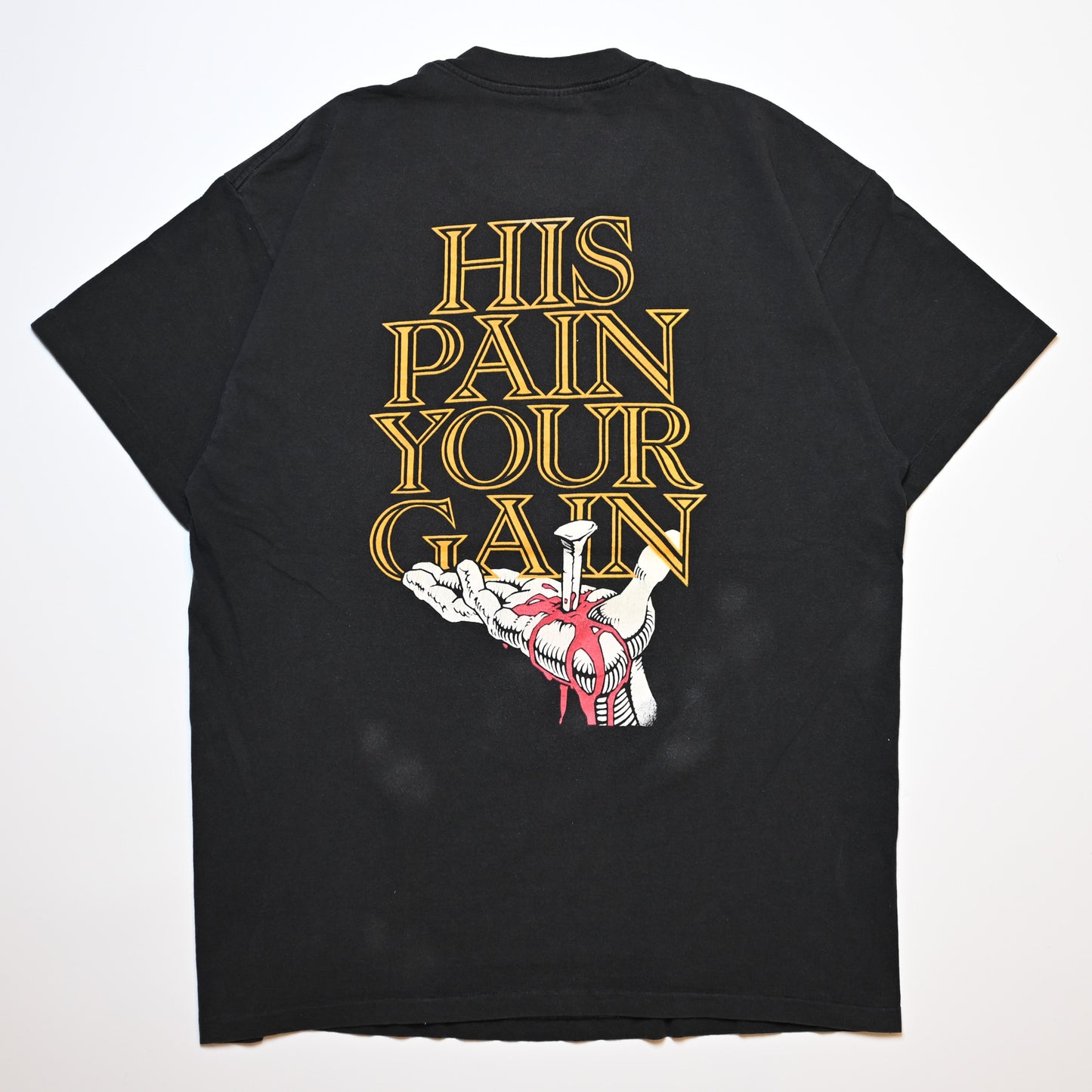 LORD'S GYM BENCH PRESS HIS PAIN YOUR GAIN LARGE (k_1210)