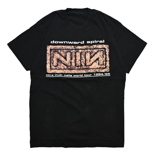 NINE INCH NAILS DOWNWARD SPIRAL WORLD TOUR 1994-1995 CUT TAG L-XL (k_1232)