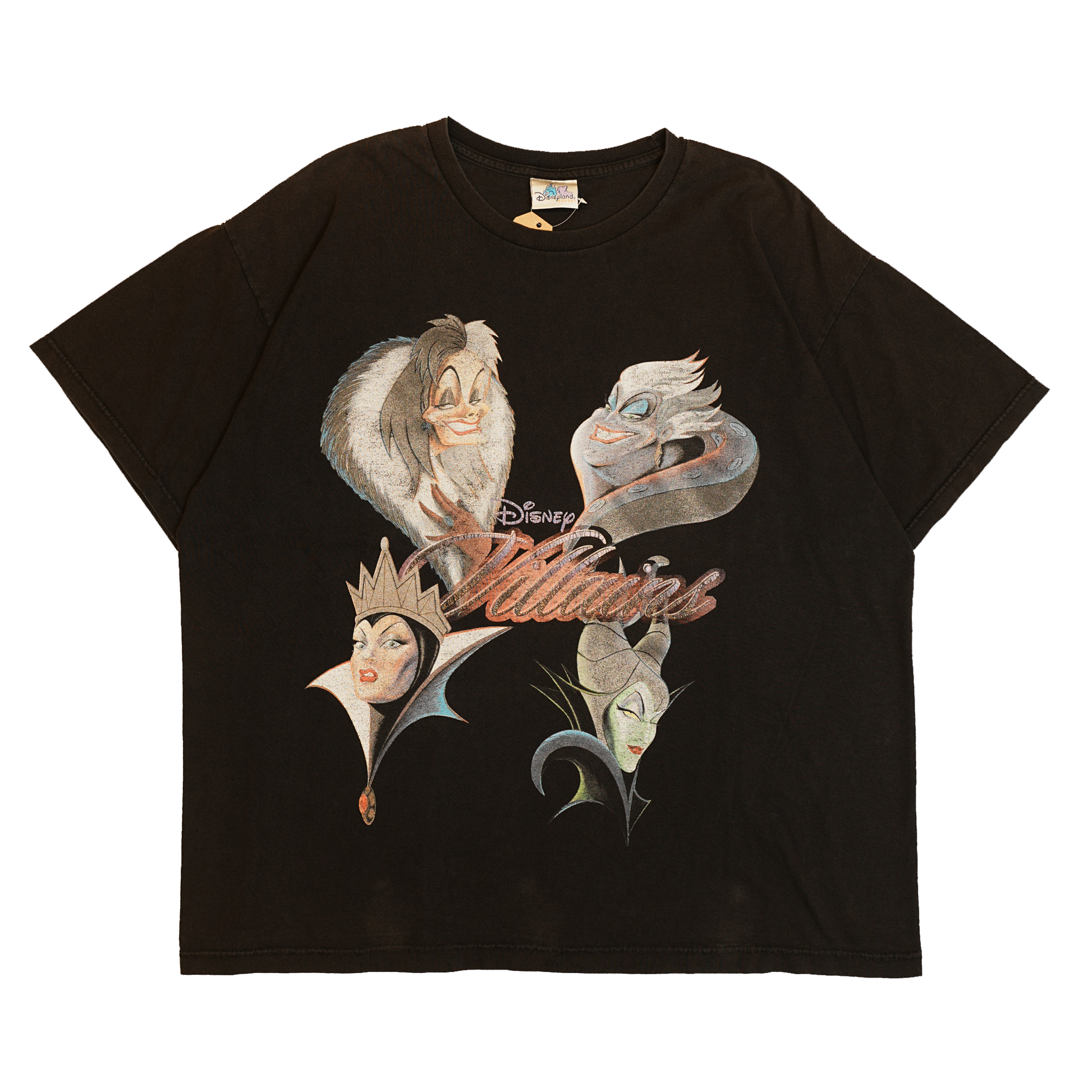 Disney Villains Vintage TShirt 2XL Black Disney Resort