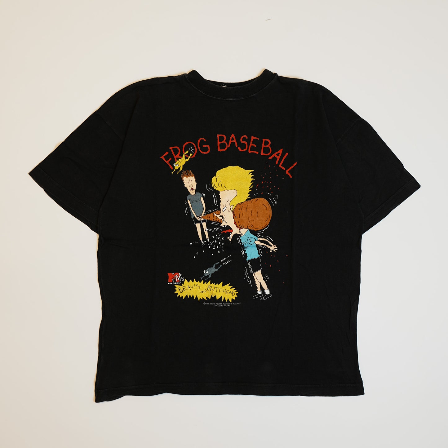 Beavis and Butt-Head FROG BASEBALL BLACK (n_0613)