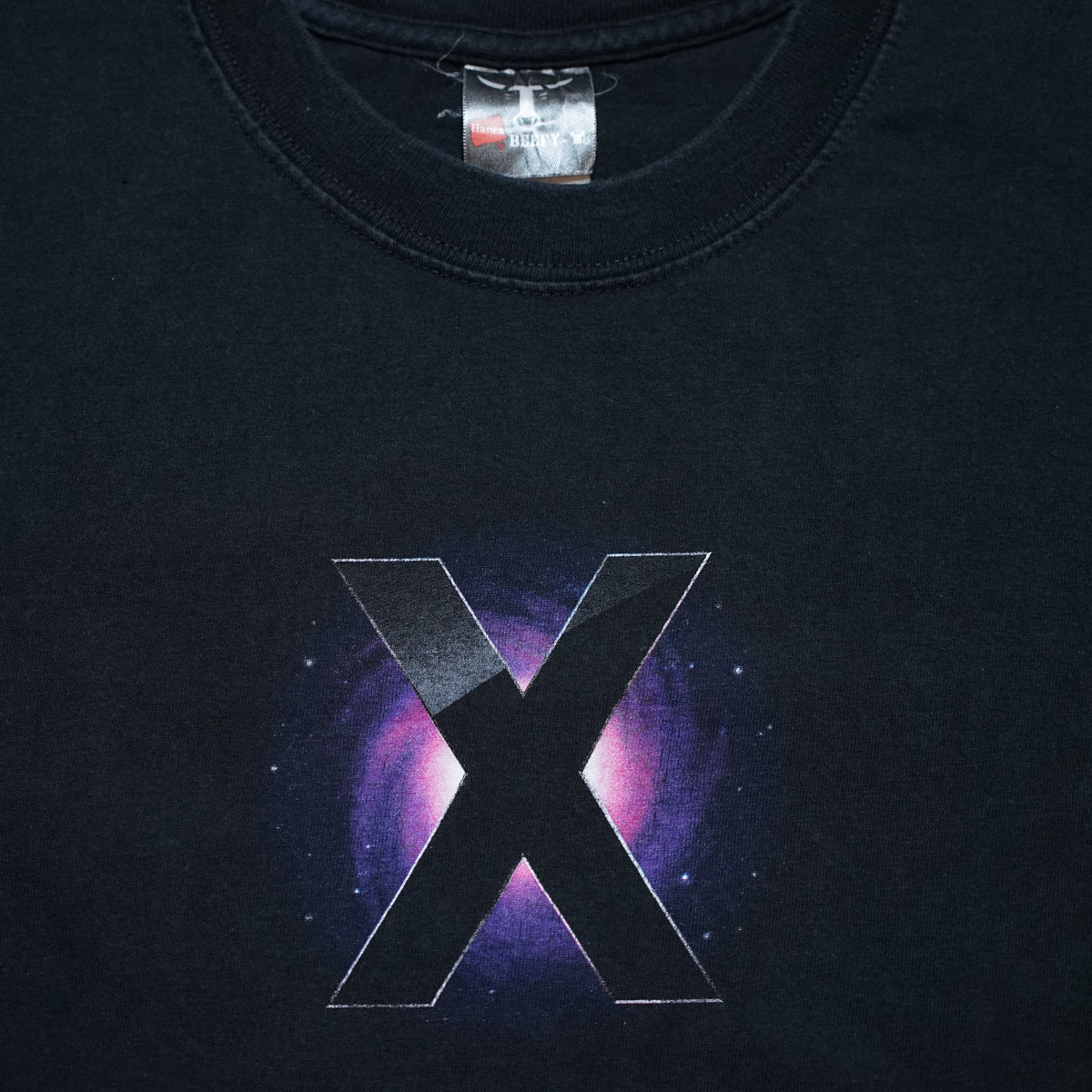 Apple "X" ADD A NEW MAC TO YOUR MAC Y2K HANES BEEFY-T LARGE (n_1104)