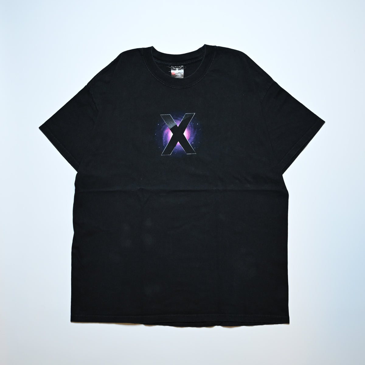 Apple "X" ADD A NEW MAC TO YOUR MAC Y2K HANES BEEFY-T LARGE (n_1104)