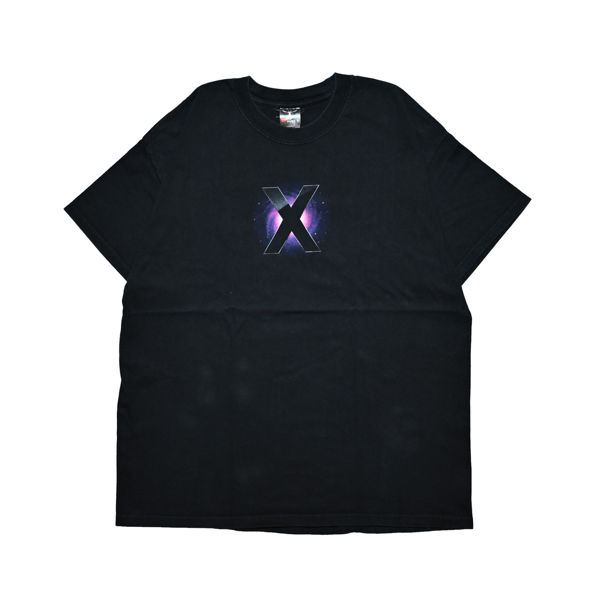 Apple "X" ADD A NEW MAC TO YOUR MAC Y2K HANES BEEFY-T LARGE (n_1104)