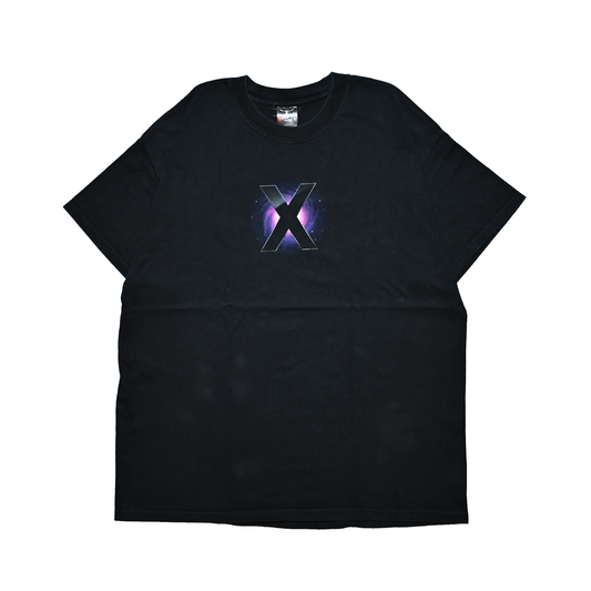 Apple "X" ADD A NEW MAC TO YOUR MAC Y2K HANES BEEFY-T LARGE (n_1104)