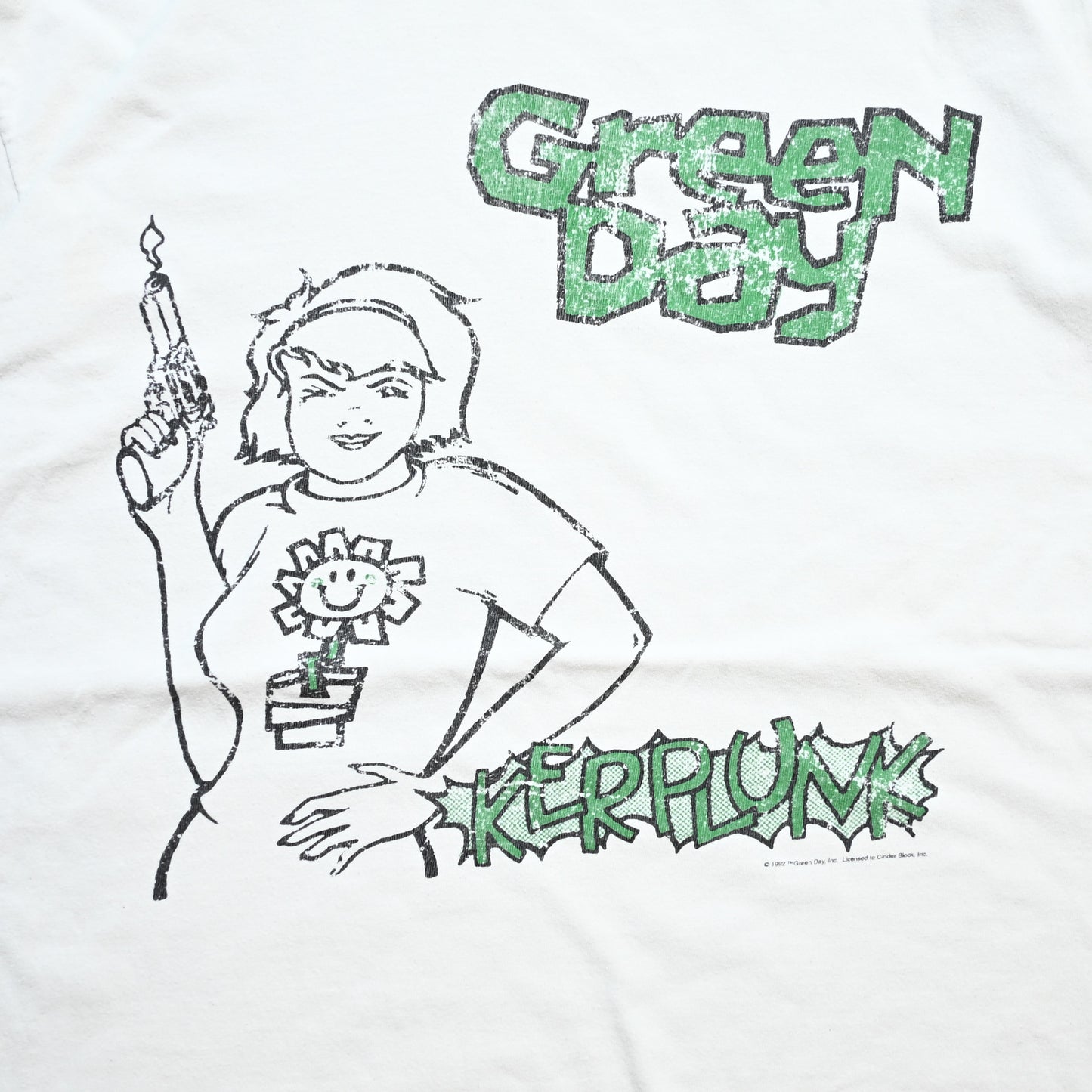 GREEN DAY KERPLUNK WHITE GILDAN XL (o_1002)