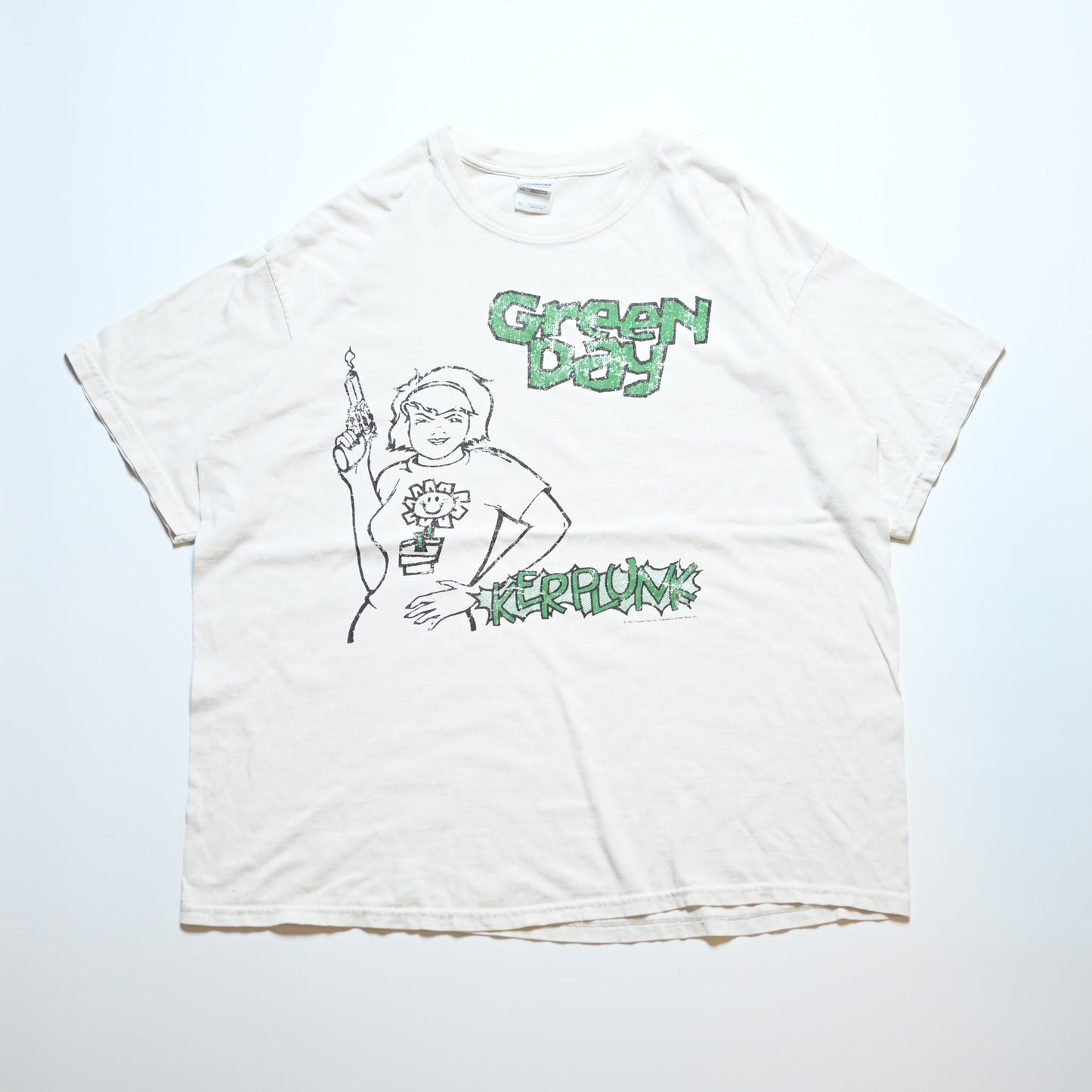 GREEN DAY KERPLUNK WHITE GILDAN XL (o_1002)