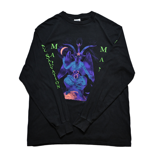 MARILYN MANSON 1996 NO FORGIVENESS WHEN I'M GOD EVERYONE DIES L/S TULTEX XL (o_1007)