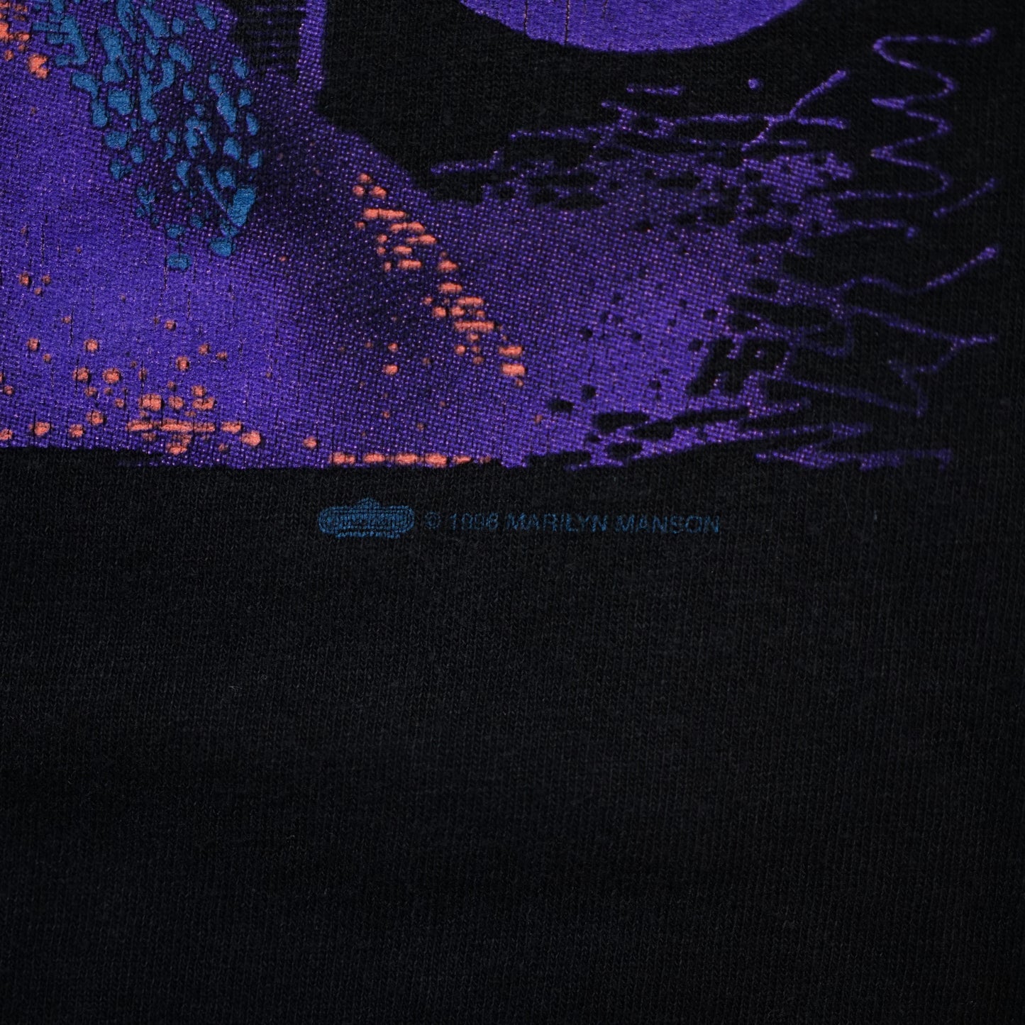 MARILYN MANSON 1996 NO FORGIVENESS WHEN I'M GOD EVERYONE DIES L/S GILDAN XL(o_1008)