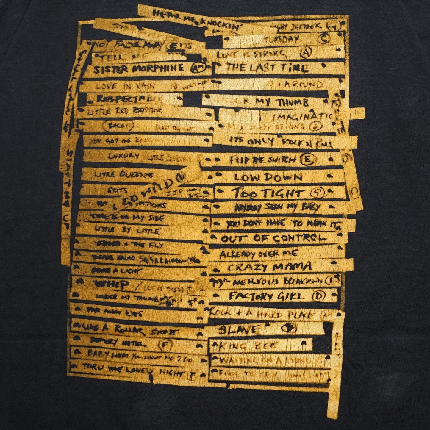 ROLLING STONES 1997 LIP & TONGUE CUT TAG L-XL (o_1212)