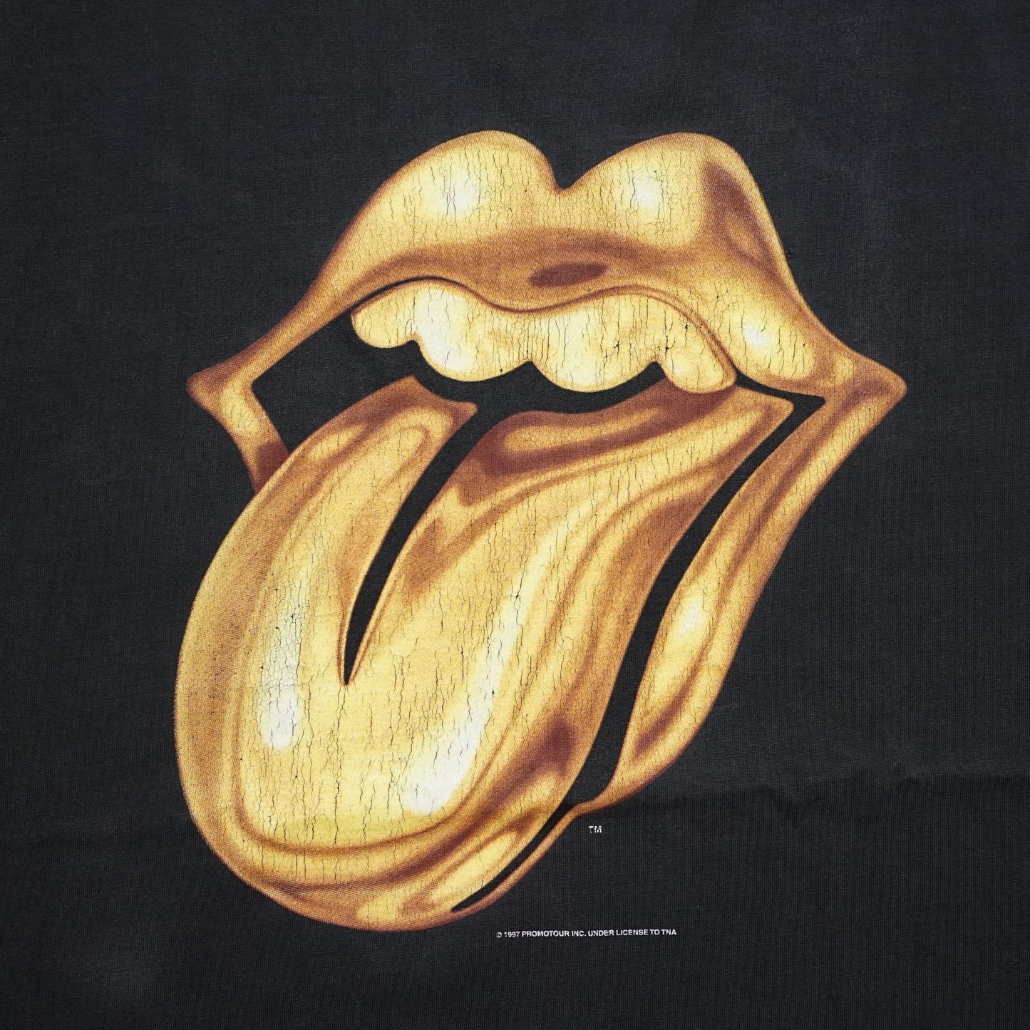 ROLLING STONES 1997 LIP & TONGUE CUT TAG L-XL (o_1212)