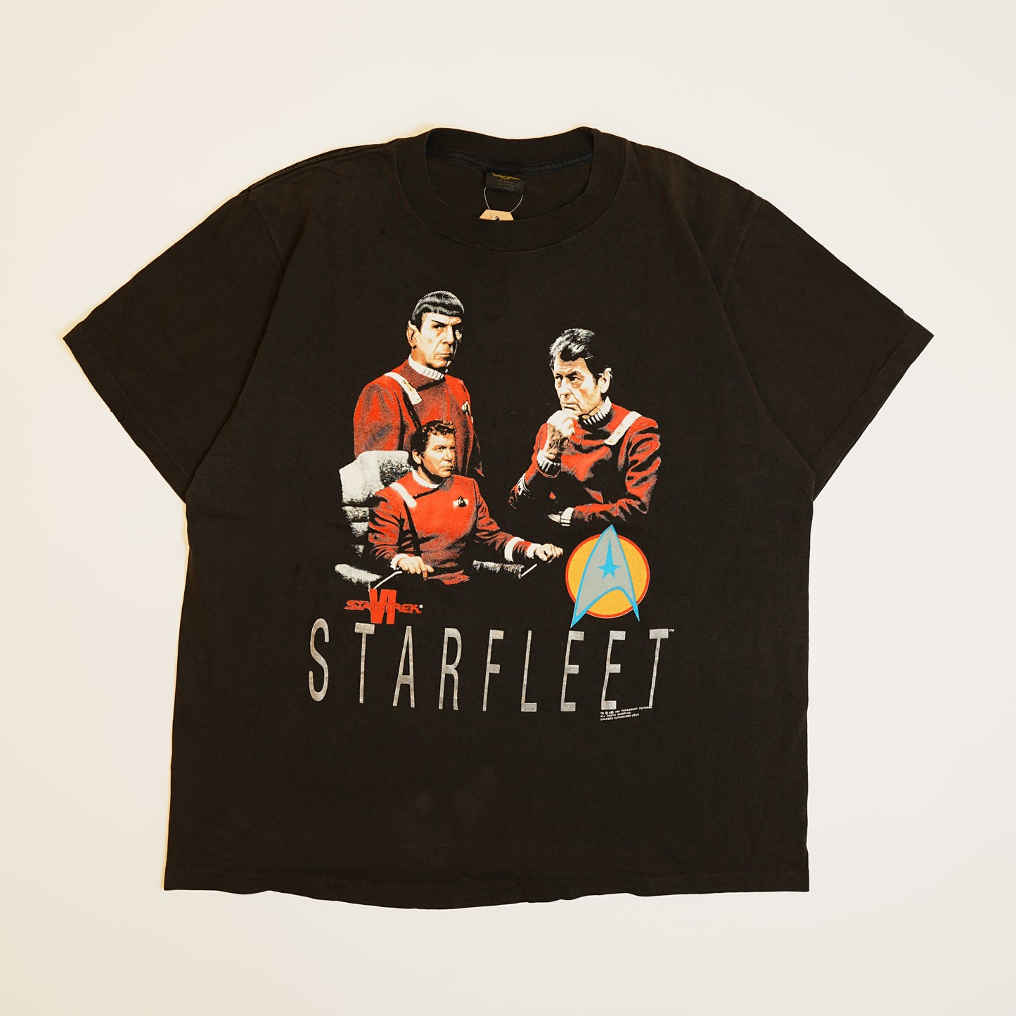 STAR TREK STARFLEET KLINGONS TEE 1991 CHANES XL (oc_0607)