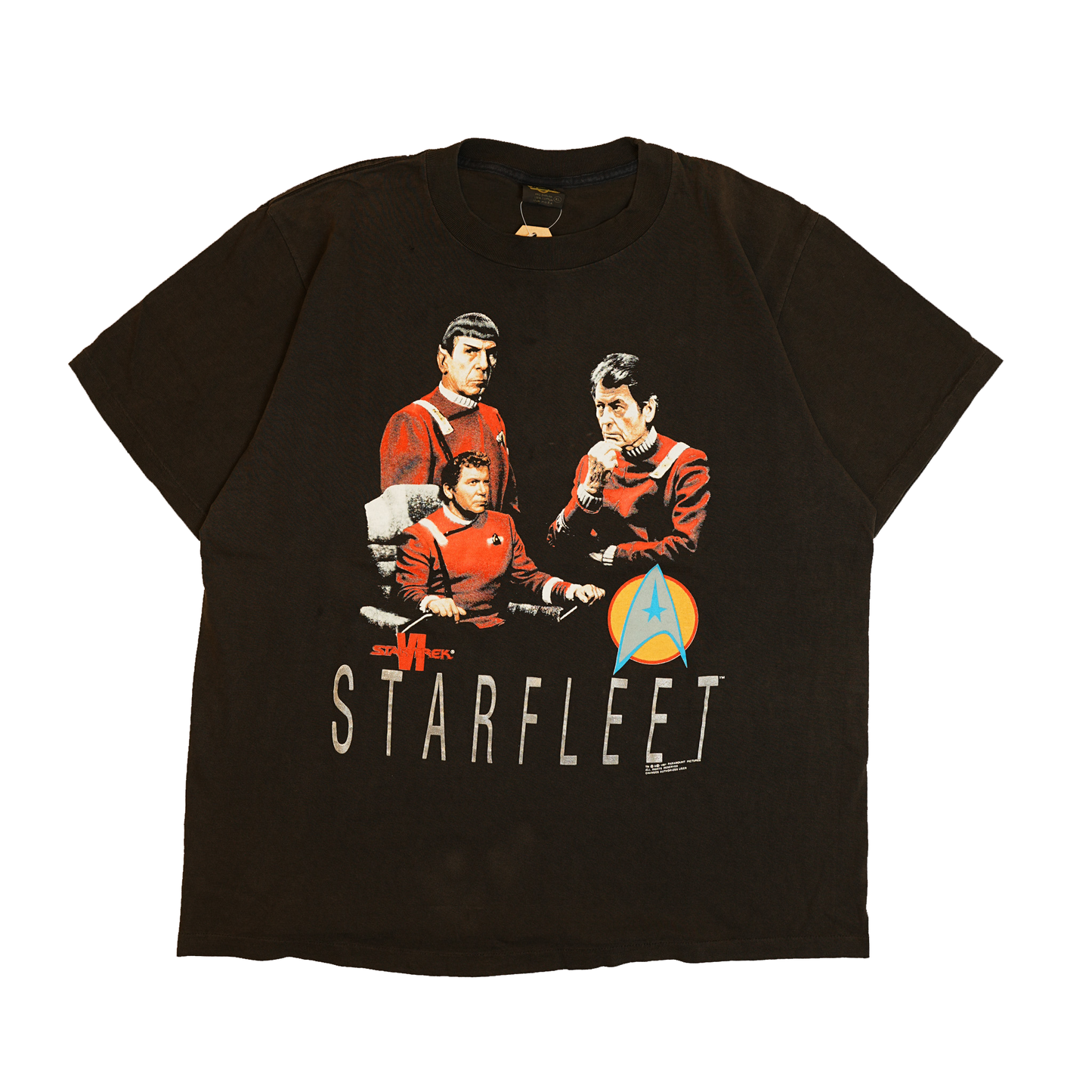 STAR TREK STARFLEET KLINGONS TEE 1991 CHANES XL (oc_0607)