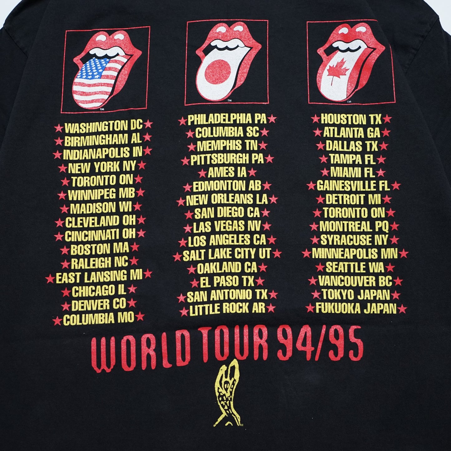 ROLLING STONES 1994 VOODOO WORLD TOUR 94/95 BROCKUM XL (oc_1109)