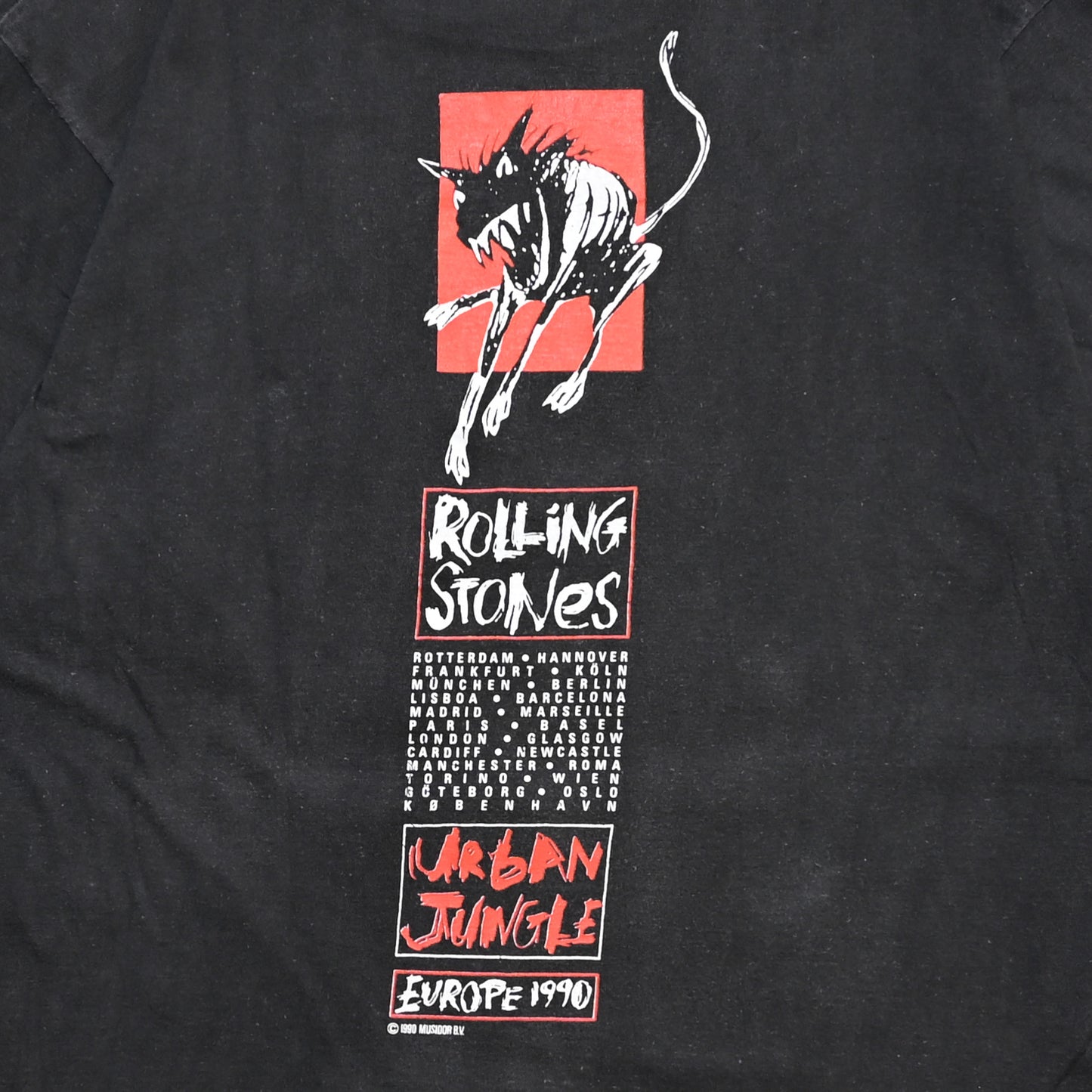 THE ROLLING STONES EUROPE 1990 URBAN JUNGLE BLACK LARGE (rb_001)