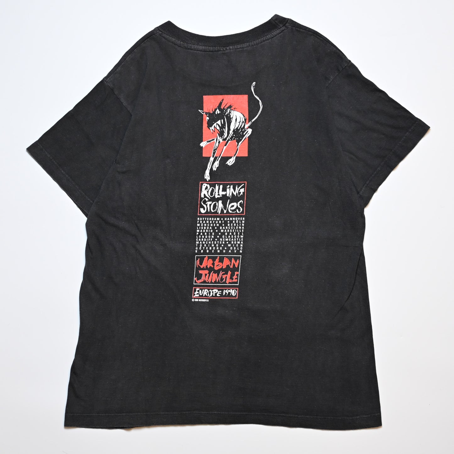 THE ROLLING STONES EUROPE 1990 URBAN JUNGLE BLACK LARGE (rb_001)