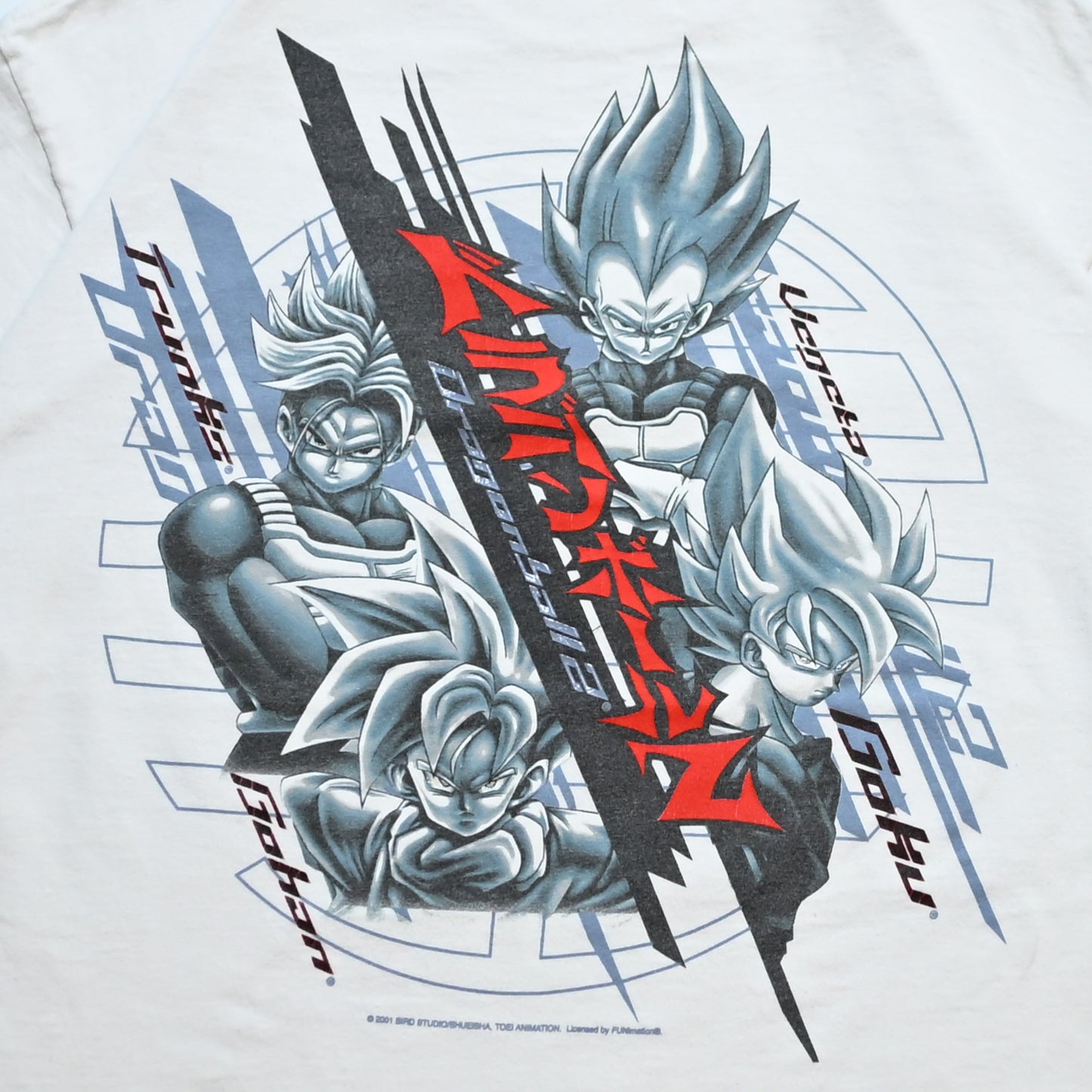 DRAGONBALL Z 2001 WHITE USA ORIGINAL LARGE (rb_1008)