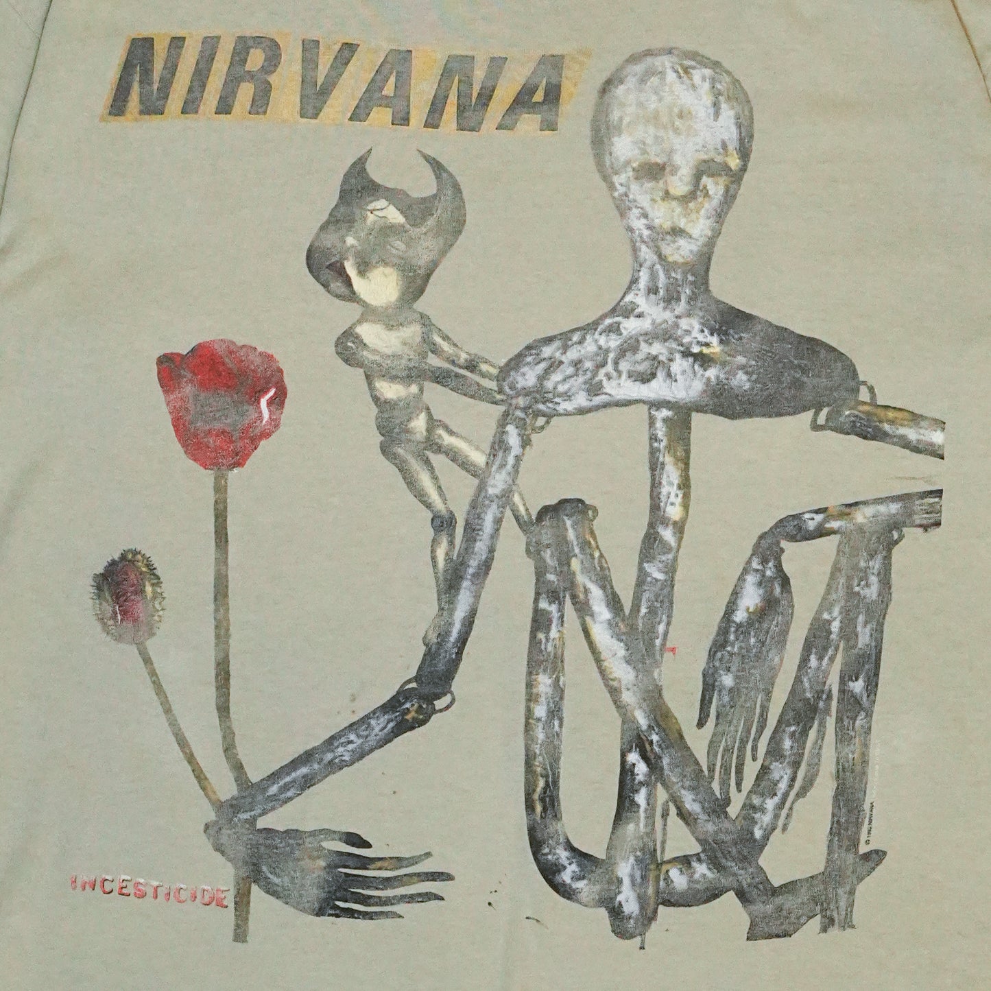 NIRVANA Incesticide SAGE GREEN anvil XL